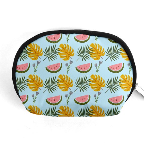 Summer Pattern Texture Vibes Accessory Pouch (Medium) from ArtsNow.com Front