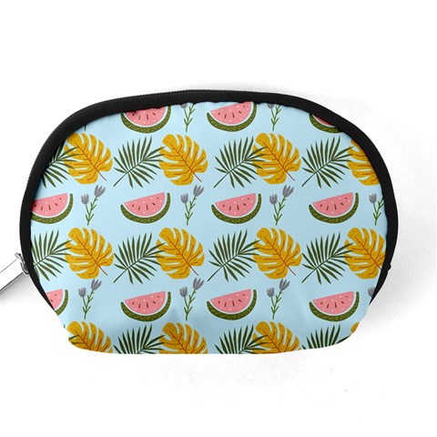 Summer Pattern Texture Vibes Accessory Pouch (Medium) from ArtsNow.com Back