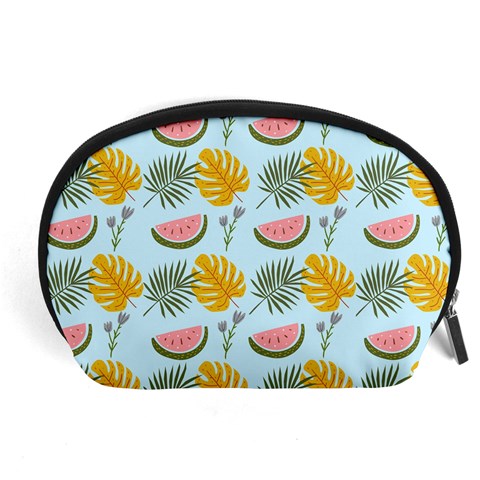 Summer Pattern Texture Vibes Accessory Pouch (Large) from ArtsNow.com Front