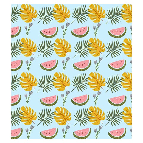 Summer Pattern Texture Vibes Drawstring Pouch (Medium) from ArtsNow.com Front