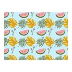 Summer Pattern Texture Vibes Two Sides Premium Plush Fleece Blanket (Mini)
