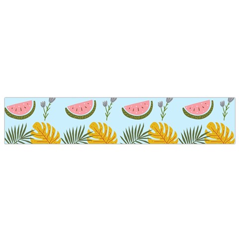 Summer Pattern Texture Vibes Small Premium Plush Fleece Scarf from ArtsNow.com Front