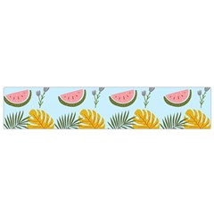Summer Pattern Texture Vibes Small Premium Plush Fleece Scarf from ArtsNow.com Back
