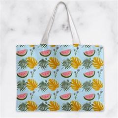 Summer Pattern Texture Vibes Zipper Mini Tote Bag from ArtsNow.com Back