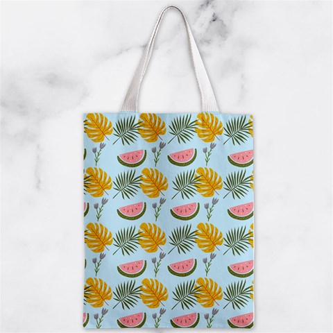 Summer Pattern Texture Vibes Zipper Classic Tote Bag from ArtsNow.com Front