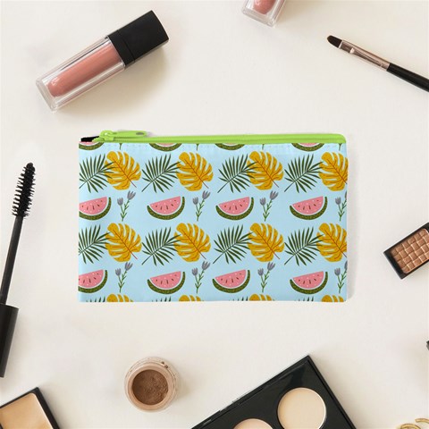 Summer Pattern Texture Vibes Cosmetic Bag (XS) from ArtsNow.com Front