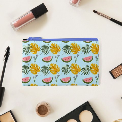 Summer Pattern Texture Vibes Cosmetic Bag (XS) from ArtsNow.com Front