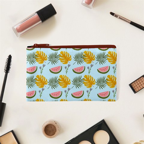 Summer Pattern Texture Vibes Cosmetic Bag (XS) from ArtsNow.com Front