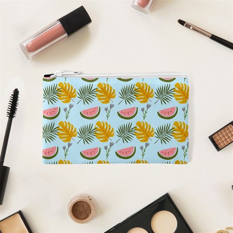 Summer Pattern Texture Vibes Cosmetic Bag (XS) from ArtsNow.com Front