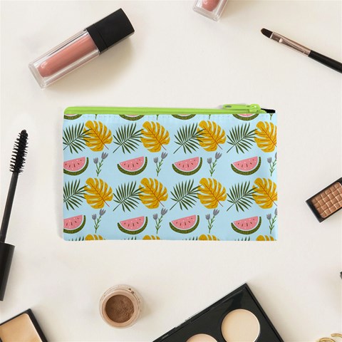 Summer Pattern Texture Vibes Cosmetic Bag (XS) from ArtsNow.com Back