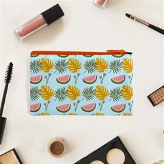 Summer Pattern Texture Vibes Cosmetic Bag (XS) from ArtsNow.com Back