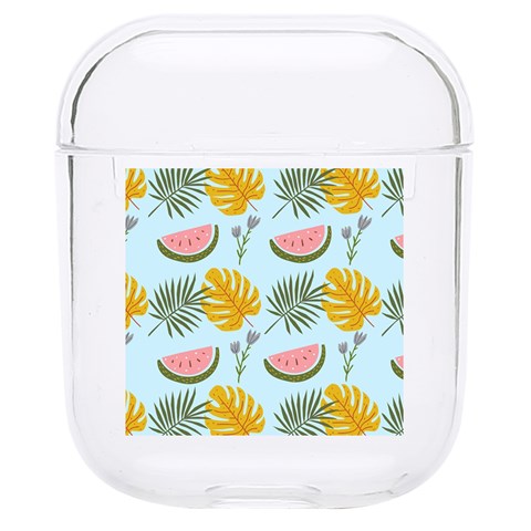 Summer Pattern Texture Vibes Hard PC AirPods 1/2 Case from ArtsNow.com Front