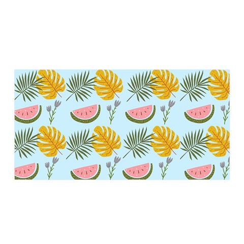 Summer Pattern Texture Vibes Satin Wrap 35  x 70  from ArtsNow.com Front