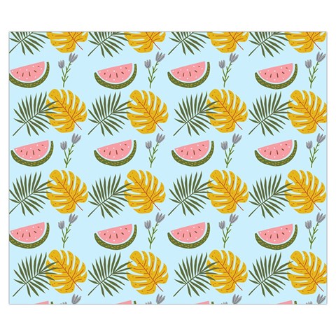 Summer Pattern Texture Vibes Zipper Large Tote Bag from ArtsNow.com Front