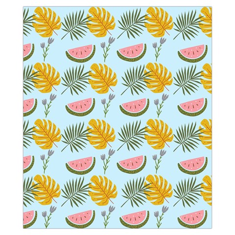 Summer Pattern Texture Vibes Drawstring Pouch (XS) from ArtsNow.com Front