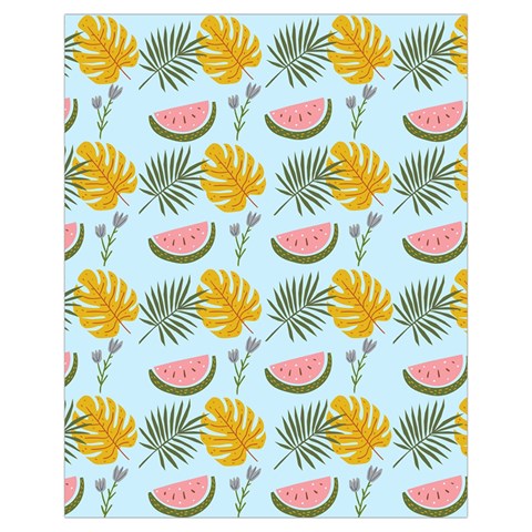 Summer Pattern Texture Vibes Drawstring Pouch (XL) from ArtsNow.com Front