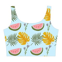 Summer Pattern Texture Vibes Midi Sleeveless Dress from ArtsNow.com Top Front
