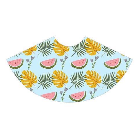 Summer Pattern Texture Vibes Midi Sleeveless Dress from ArtsNow.com Skirt Front