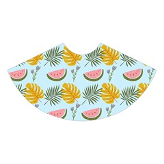 Summer Pattern Texture Vibes Midi Sleeveless Dress from ArtsNow.com Skirt Front