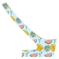 Summer Pattern Texture Vibes Cross Back Hipster Bikini Set from ArtsNow.com Back Right