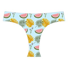 Summer Pattern Texture Vibes Cross Back Hipster Bikini Set from ArtsNow.com Front Under