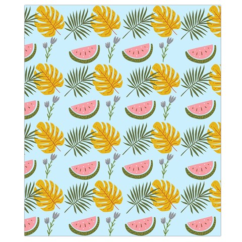 Summer Pattern Texture Vibes Waist Pouch (Large) from ArtsNow.com Back Strap