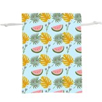 Summer Pattern Texture Vibes Lightweight Drawstring Pouch (XL)