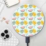 Summer Pattern Texture Vibes Wireless Fast Charger(White)