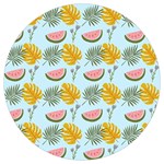 Summer Pattern Texture Vibes Round Trivet