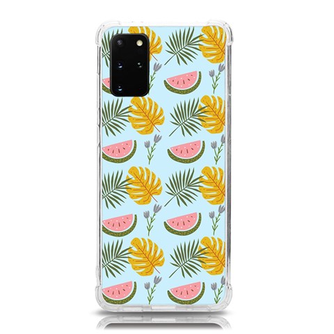 Summer Pattern Texture Vibes Samsung Galaxy S20Plus 6.7 Inch TPU UV Case from ArtsNow.com Front