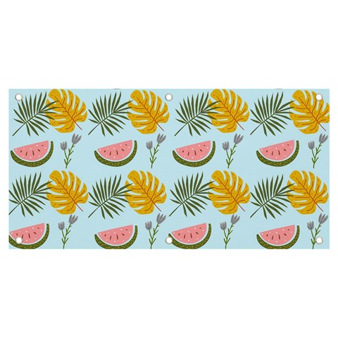 Summer Pattern Texture Vibes Banner and Sign 4  x 2  from ArtsNow.com Front