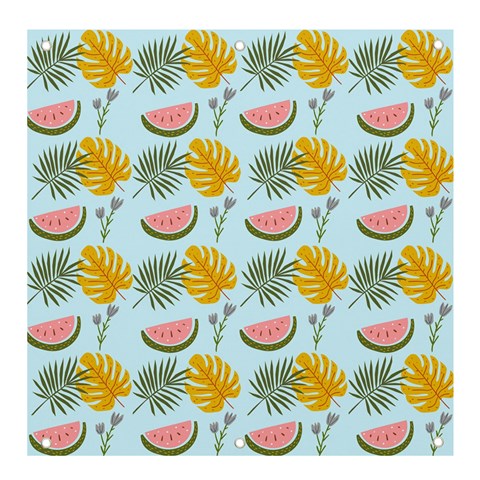 Summer Pattern Texture Vibes Banner and Sign 4  x 4  from ArtsNow.com Front