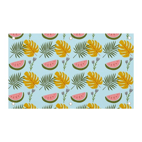 Summer Pattern Texture Vibes Banner and Sign 5  x 3  from ArtsNow.com Front