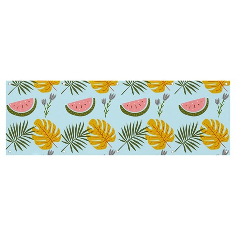 Summer Pattern Texture Vibes Banner and Sign 12  x 4  from ArtsNow.com Front