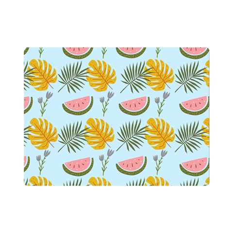 Summer Pattern Texture Vibes Premium Plush Fleece Blanket (Mini) from ArtsNow.com 35 x27  Blanket Front