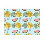Summer Pattern Texture Vibes Premium Plush Fleece Blanket (Mini)