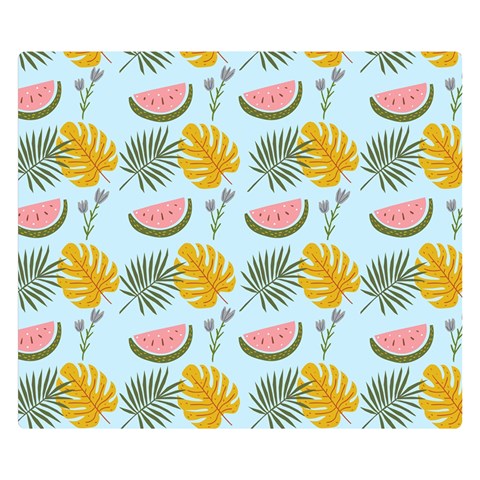Summer Pattern Texture Vibes Premium Plush Fleece Blanket (Small) from ArtsNow.com 50 x40  Blanket Front