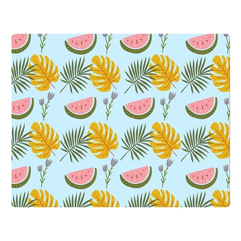 Summer Pattern Texture Vibes Premium Plush Fleece Blanket (Large) from ArtsNow.com 80 x60  Blanket Front