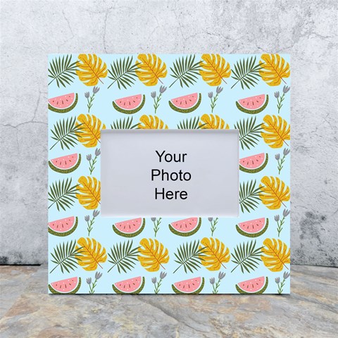 Summer Pattern Texture Vibes White Box Photo Frame 4  x 6  from ArtsNow.com Front