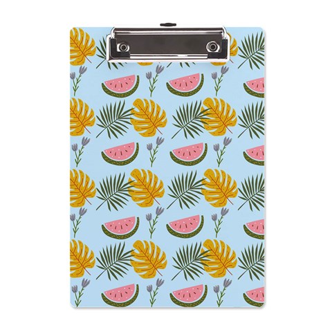 Summer Pattern Texture Vibes A5 Acrylic Clipboard from ArtsNow.com Front