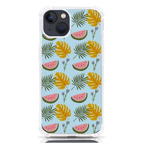 Summer Pattern Texture Vibes iPhone 13 TPU UV Print Case from ArtsNow.com Front