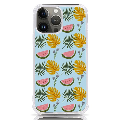 Summer Pattern Texture Vibes iPhone 13 Pro Max TPU UV Print Case from ArtsNow.com Front