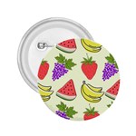 Fruits Pattern Background Food 2.25  Buttons