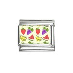 Fruits Pattern Background Food Italian Charm (9mm)
