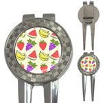 Fruits Pattern Background Food 3-in-1 Golf Divots