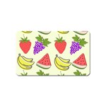 Fruits Pattern Background Food Magnet (Name Card)