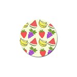 Fruits Pattern Background Food Golf Ball Marker
