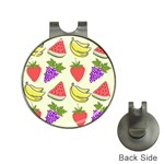 Fruits Pattern Background Food Hat Clips with Golf Markers