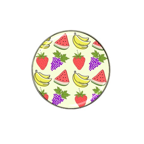Fruits Pattern Background Food Hat Clip Ball Marker from ArtsNow.com Front