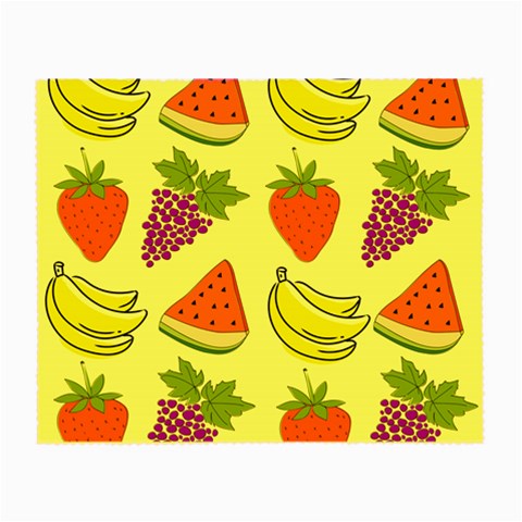 Fruits Pattern Background Food Small Glasses Cloth from ArtsNow.com Front
